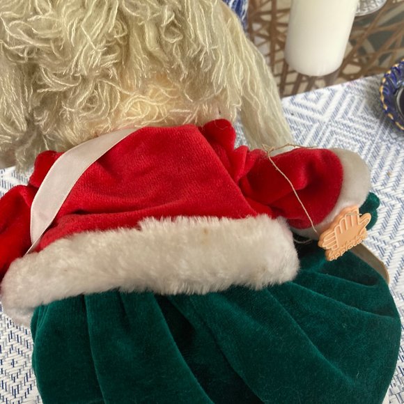 PRECIOUS MOMENTS CHRISTMAS DOLL 14" VINTAGE 1990 - Picture 7 of 8